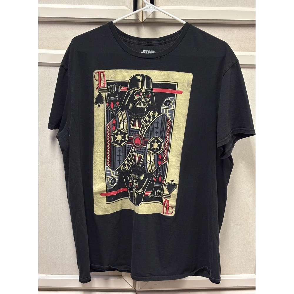 Star Wars Darth Vader King Of Spades Graphic T Shirt Mens XL